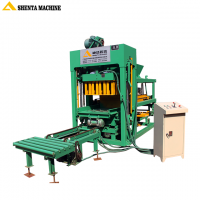 export to Ghana QTJ4-40 concrete brick cement block making machine